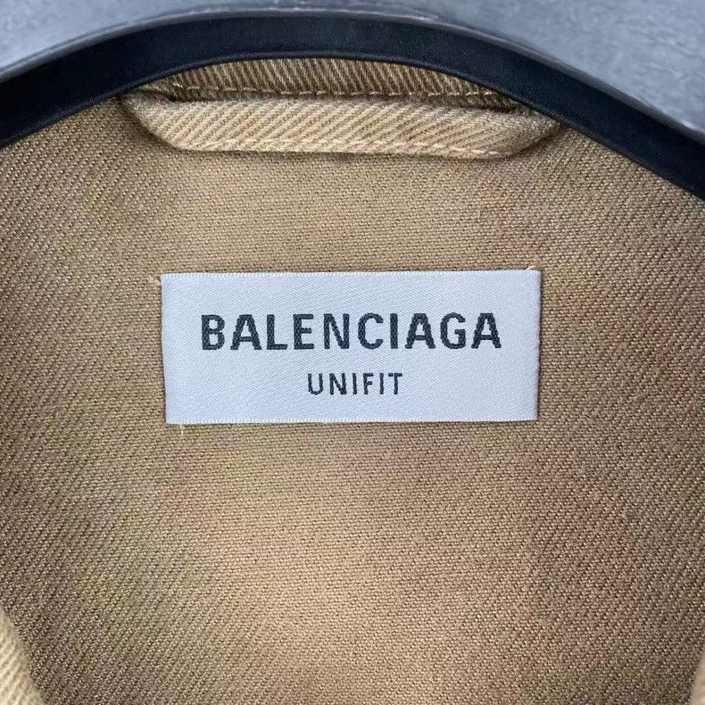 Balenciaga Balenciaga Kaki Tiger Limited Embroidered Letter Denim Jac Size US XS / EU 42 / 0 - 3 Thumbnail