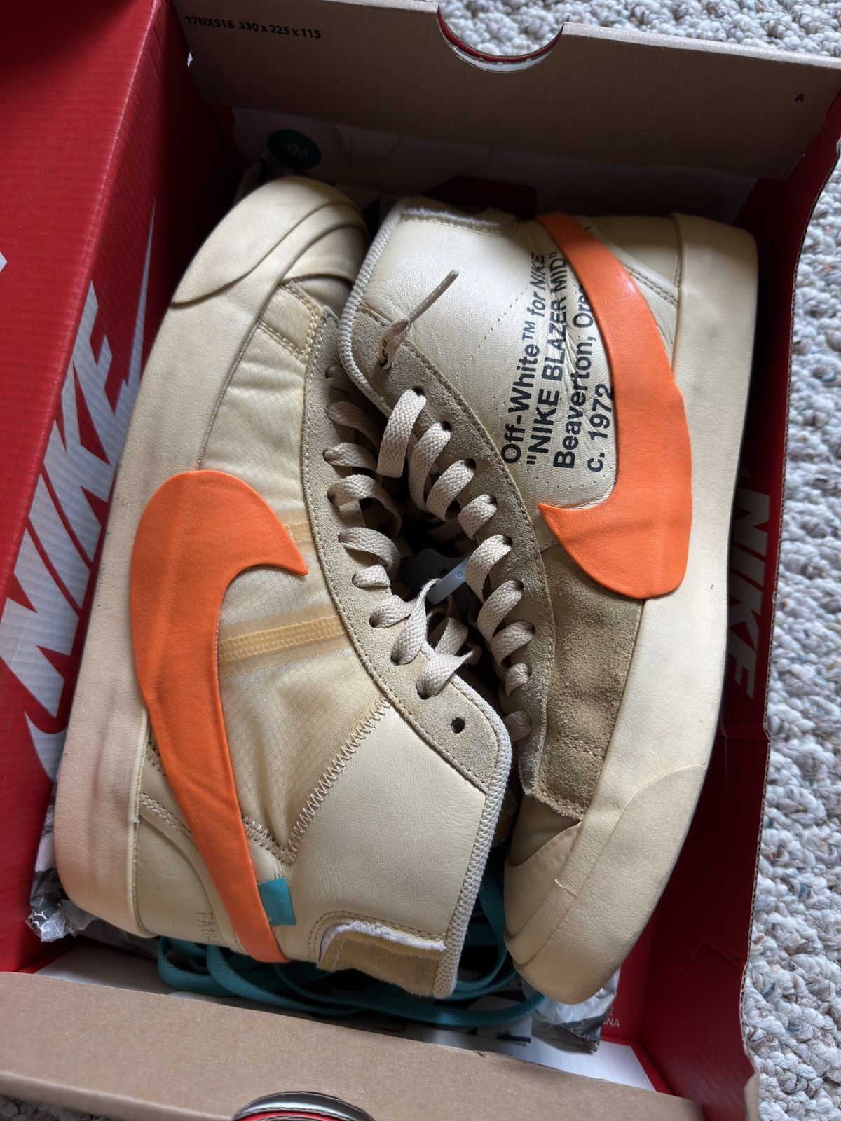 Nike × Off-White NIKE OFF WHITE BLAZER HALLOWS EVE Size US 8.5 / EU 41-42 - 1 Thumbnail