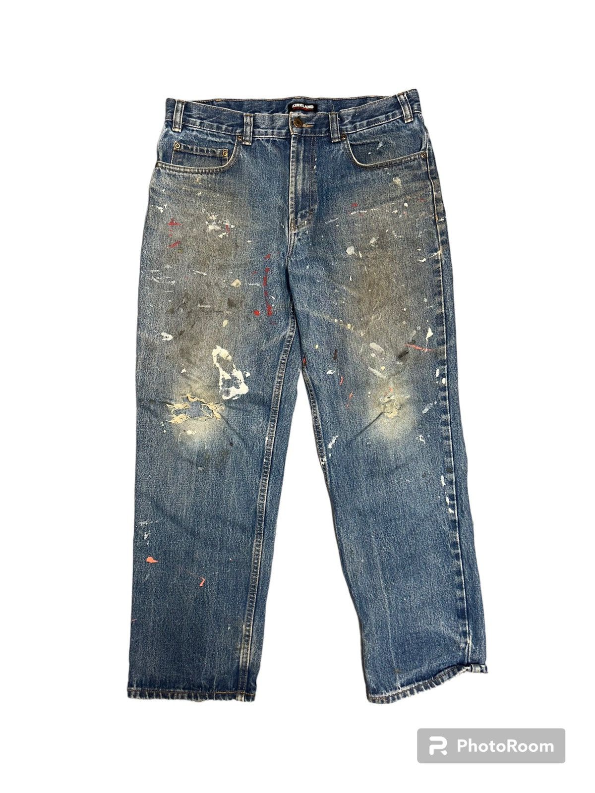 image of Vintage Worker Pants in Denim, Men's (Size 34)