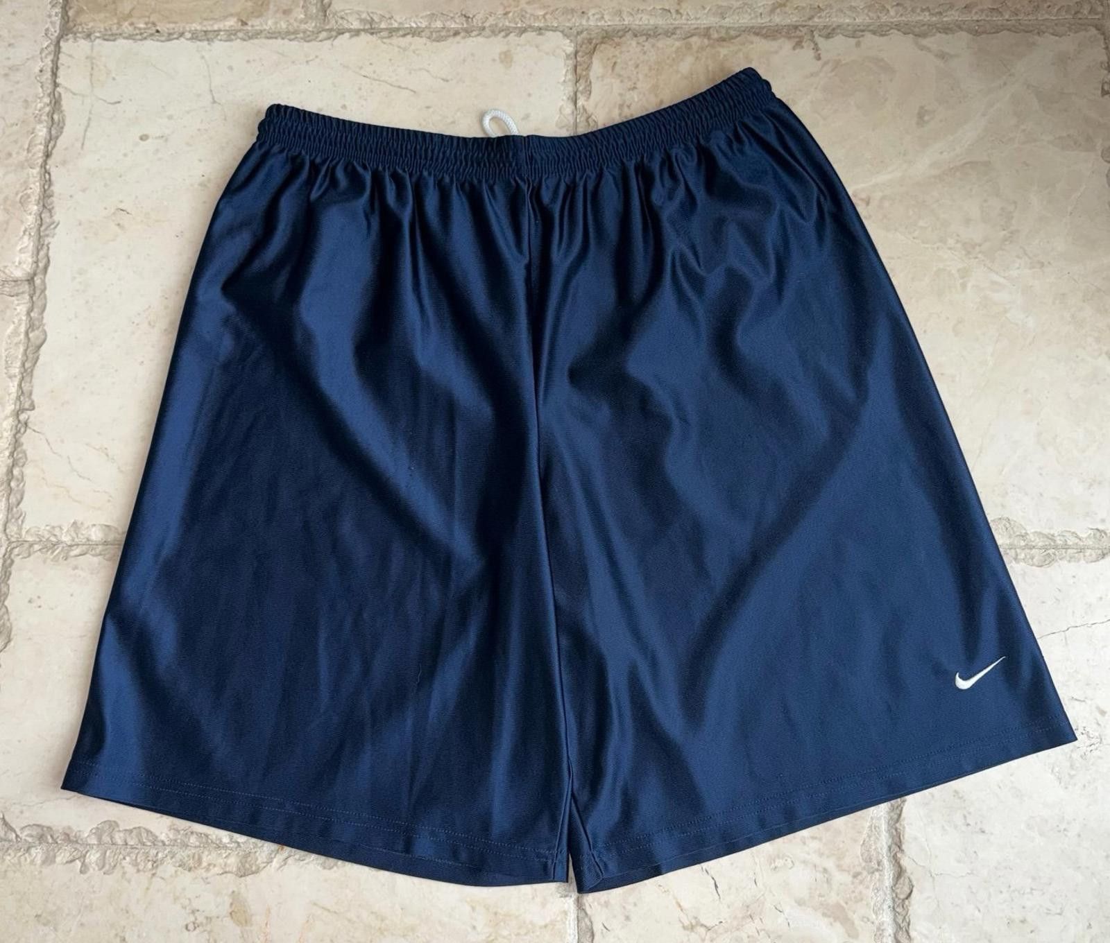 Nike Nike Navy Blue Shimmer Dazzle Hoop Shorts Mens LG Y2K 90s Size US 34 / EU 50 - 1 Thumbnail