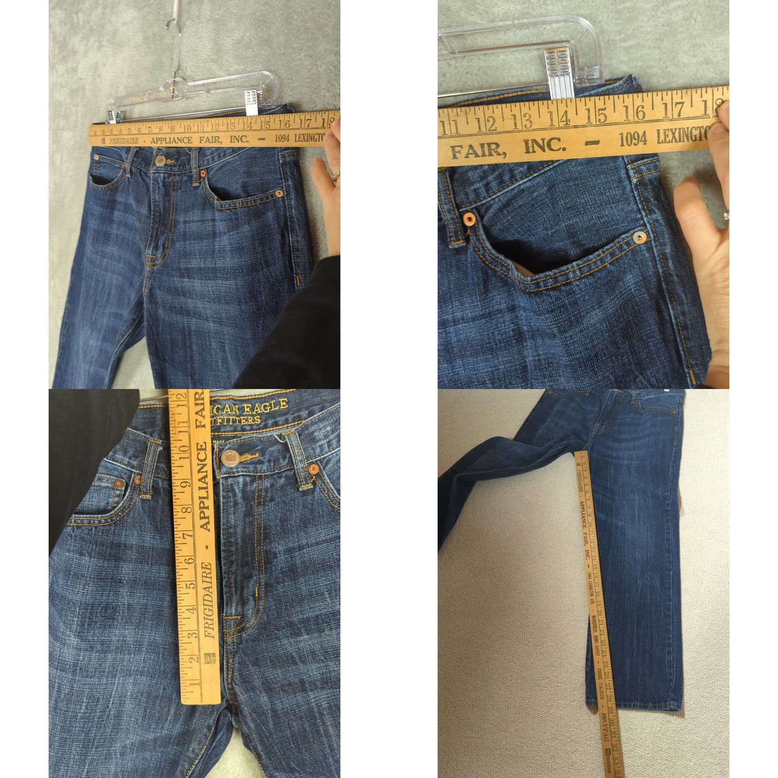 American Eagle Outfitters American Eagle Outfitters Jeans Mens 32x28.5 Blue Original Boot Denim Baggy? - Size US 32 / EU 48 - 8 Thumbnail