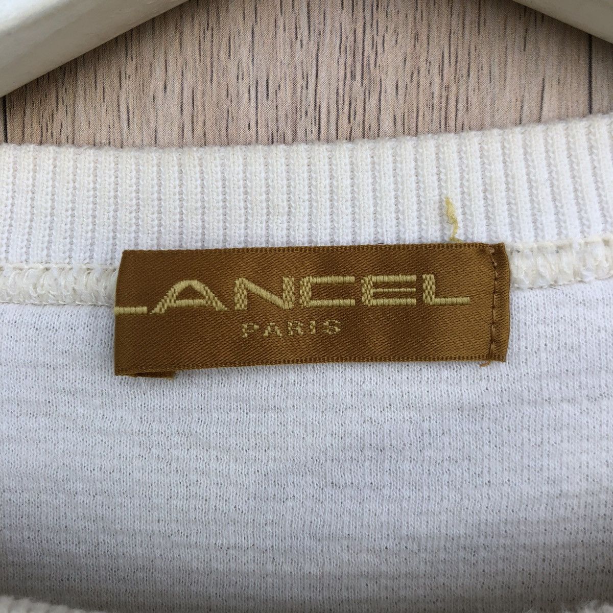 Lancel × Vintage Vintage Lancel Paris Jeans Pullover Sweatshirt Size L / US 10 / IT 46 - 6 Thumbnail