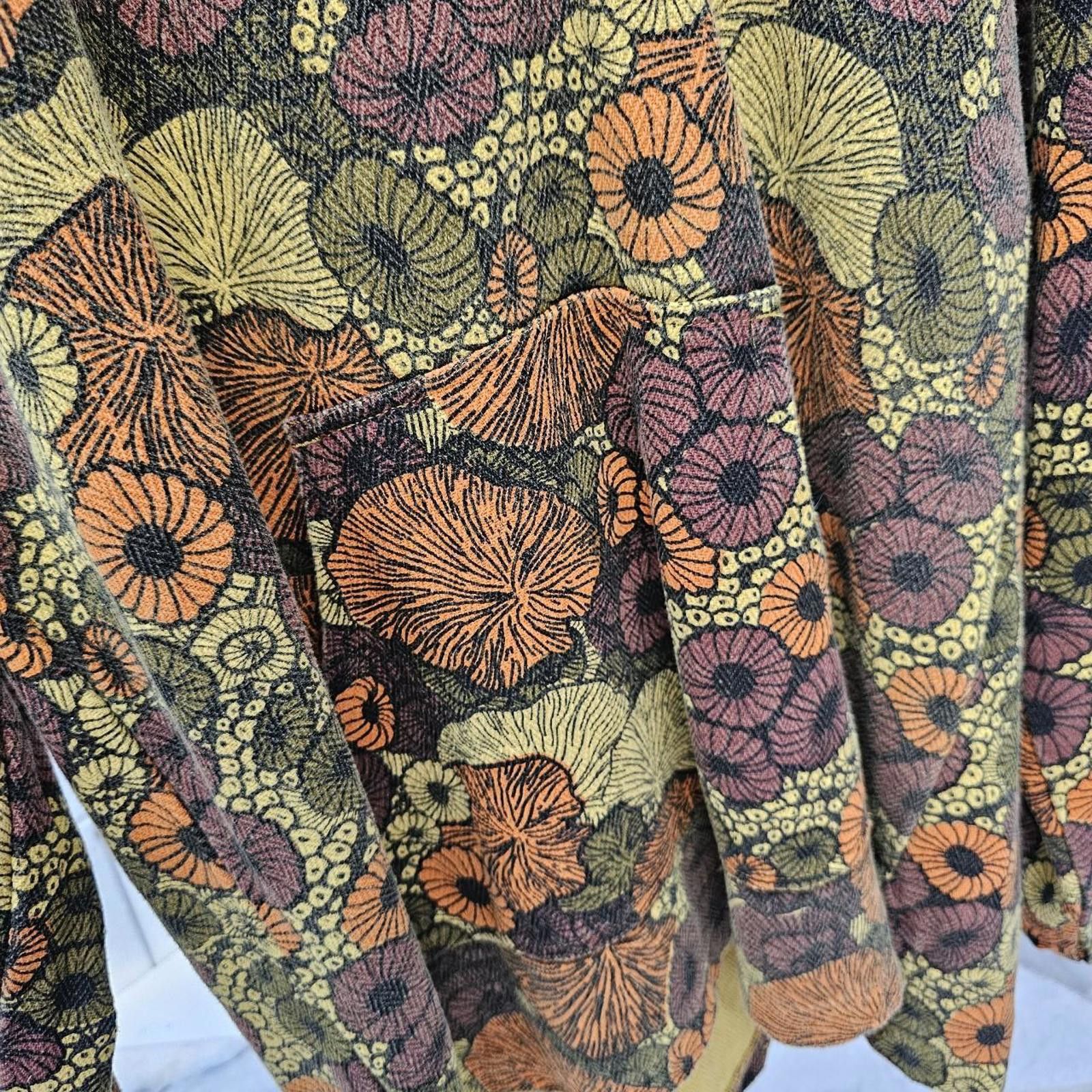 Other Men's Brown, Yellow, Orange Floral Mushroom Hoodie Oversized Size US S / EU 44-46 / 1 - 7 Thumbnail