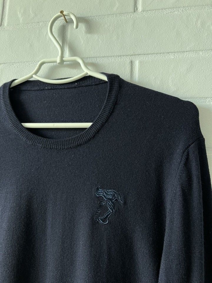 Versace Versace Collection Mens Wool Sweaters Blue Size M Size US M / EU 48-50 / 2 - 4 Thumbnail