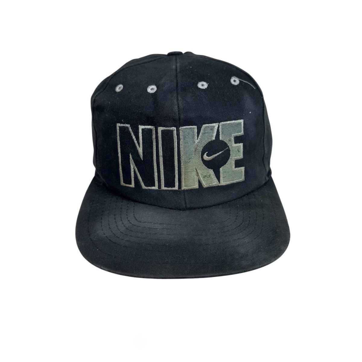 Nike Vintage Sunfaded 90s Nike Hat Cap Size ONE SIZE - 2 Thumbnail