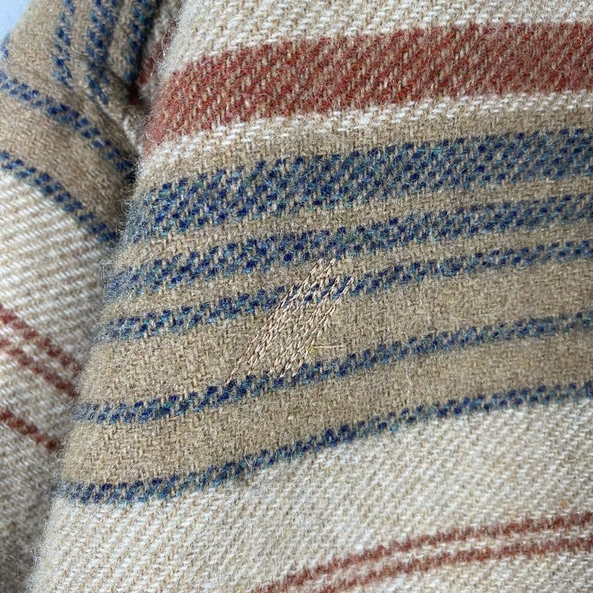Designer × Nigel Cabourn × Vintage Vintage 90s Nigel Cabourn Wool Stripe Button Shirt L Size Size US L / EU 52-54 / 3 - 6 Thumbnail