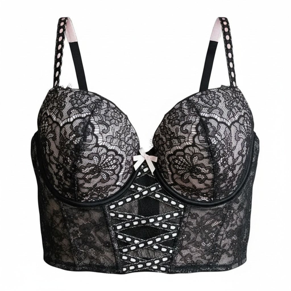Victoria's Secret Victoria's Secret Dream Angels Underwire Long Line Bra, S-DD Size ONE SIZE - 6 Thumbnail