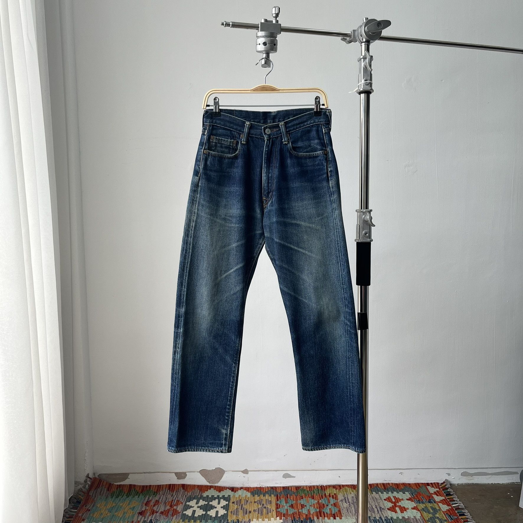 Levi's Size 28x28.5 Vintage 90's Denime Big E Japan Denim S1499 Size US 28 / EU 44 - 1 Thumbnail