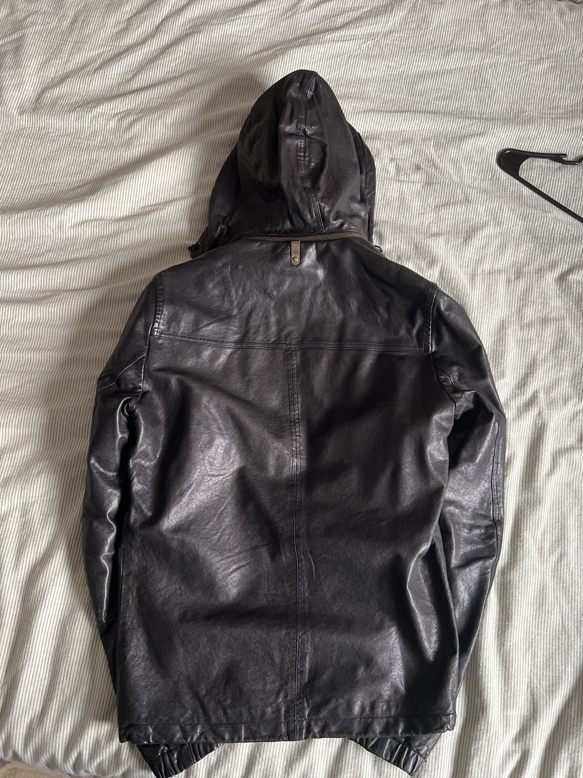 Mackage Mackage Leather Jacket With Hood Size US M / EU 48-50 / 2 - 3 Thumbnail