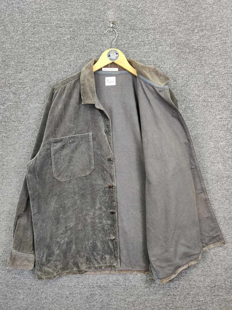 Vintage Vintage Papas Corduroy Button Shirt Jacket Size US L / EU 52-54 / 3 - 9 Thumbnail
