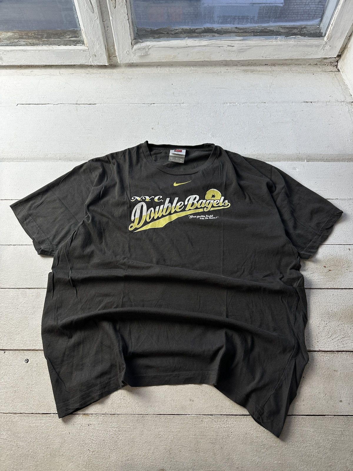 Nike 🚨Vintage Nike Double bagel NYC tennis 2007 T-shirt M Size US XL / EU 56 / 4 - 1 Thumbnail