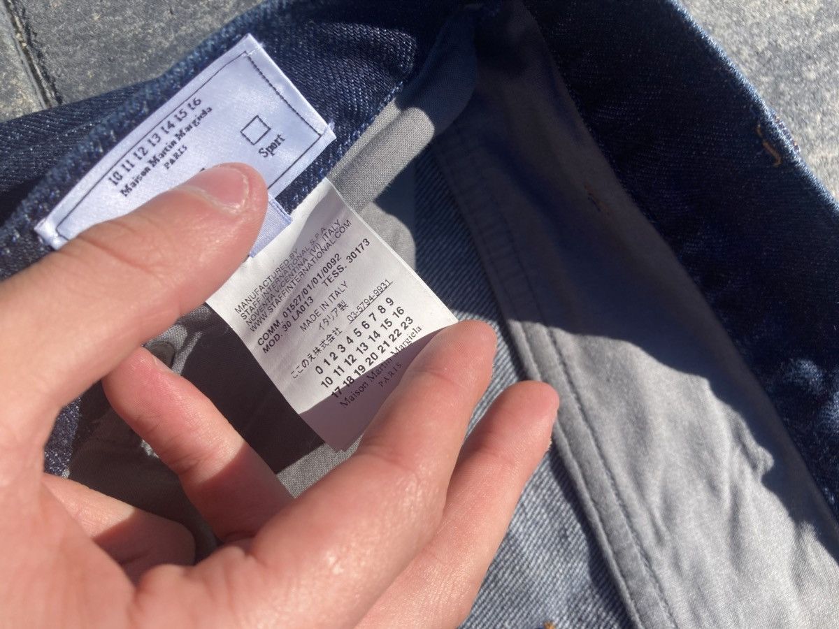 Maison Margiela Vintage Maison Martin Margiela Blue Straight Jeans Archive Size US 30 / EU 46 - 6 Thumbnail