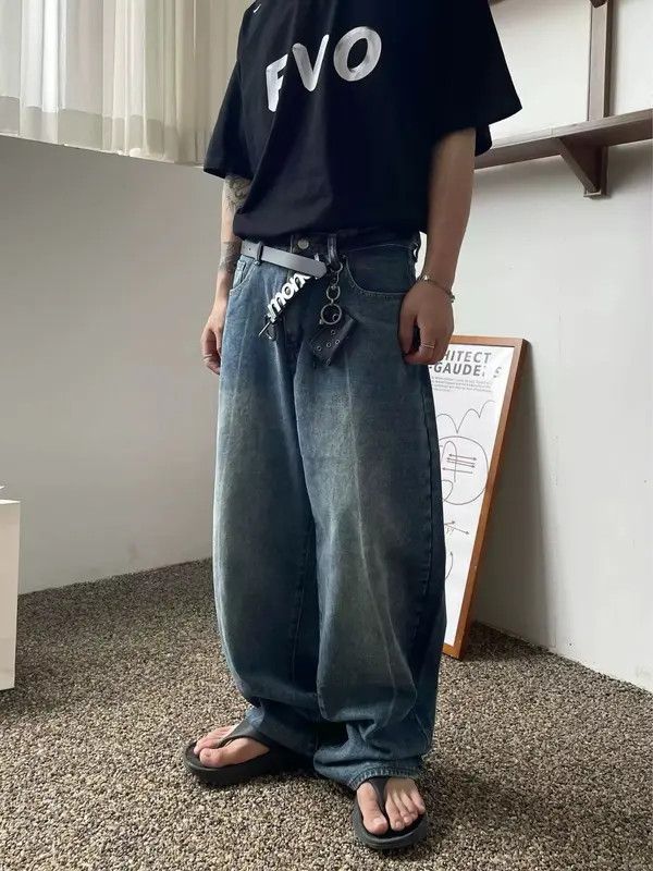 Japanese Brand Retro punk denim pants Size US 32 / EU 48 - 1 Thumbnail