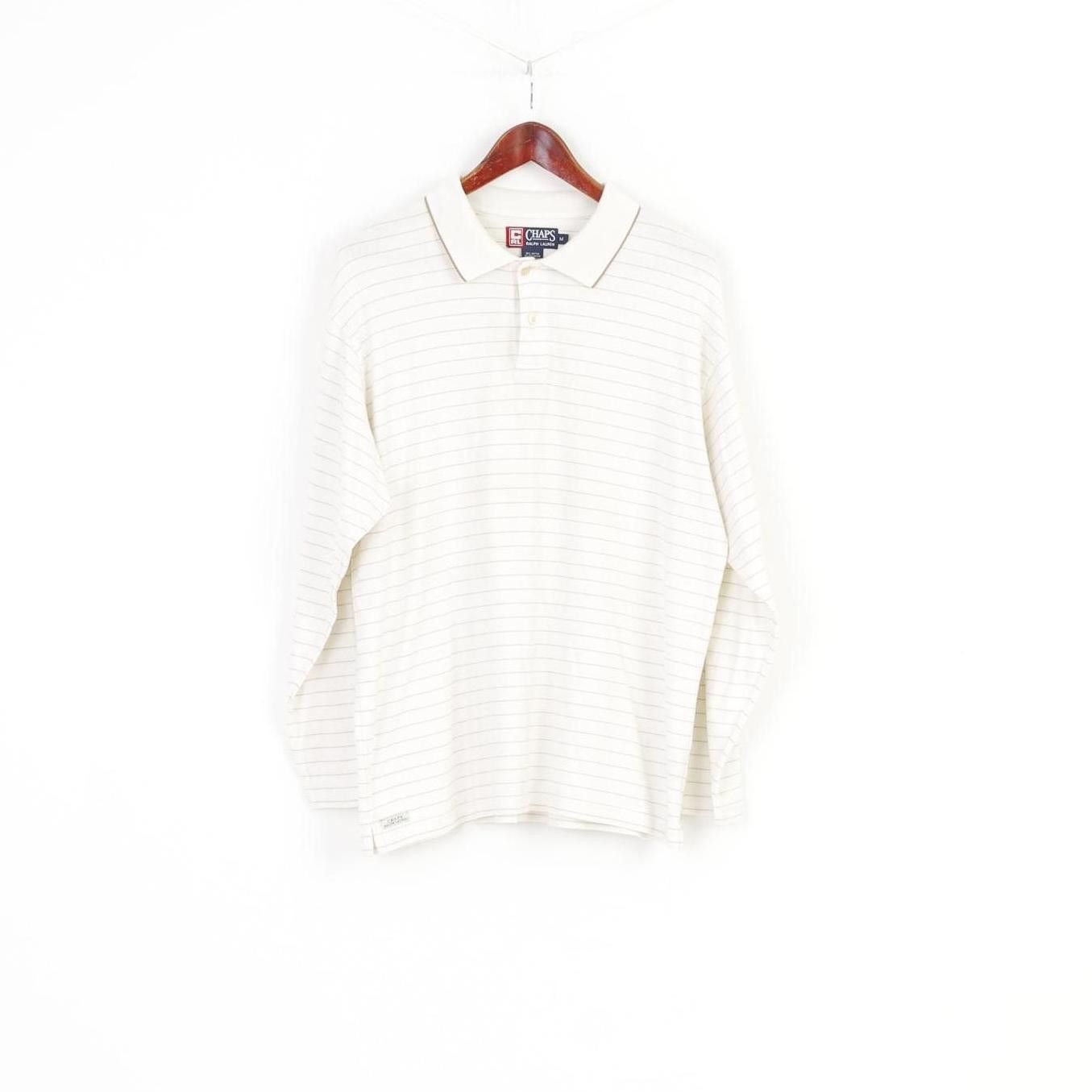 Chaps Ralph Lauren Chaps Ralph Lauren Men M Shirt Cotton Cream 10115 Size US M / EU 48-50 / 2 - 2 Thumbnail