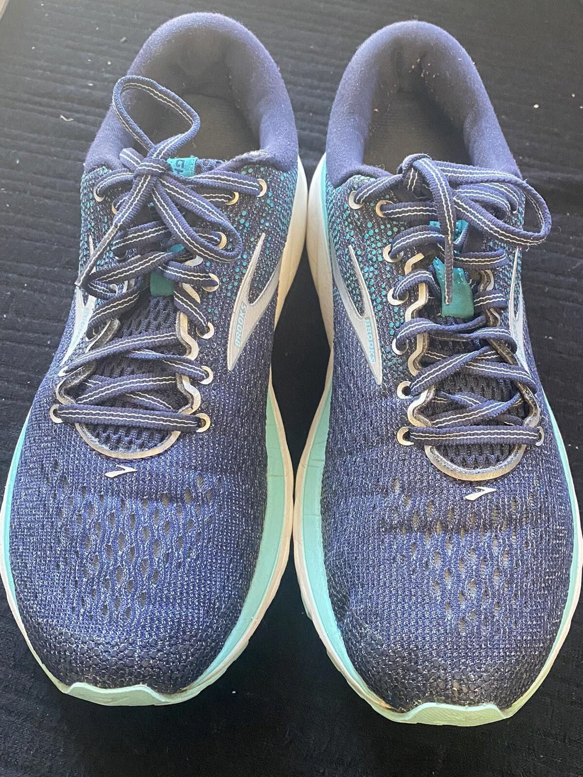 Brooks Brooks Ghost 11 Womens Size 10B Shoe Running Blue No Insoles Size US 10 / IT 40 - 1 Thumbnail