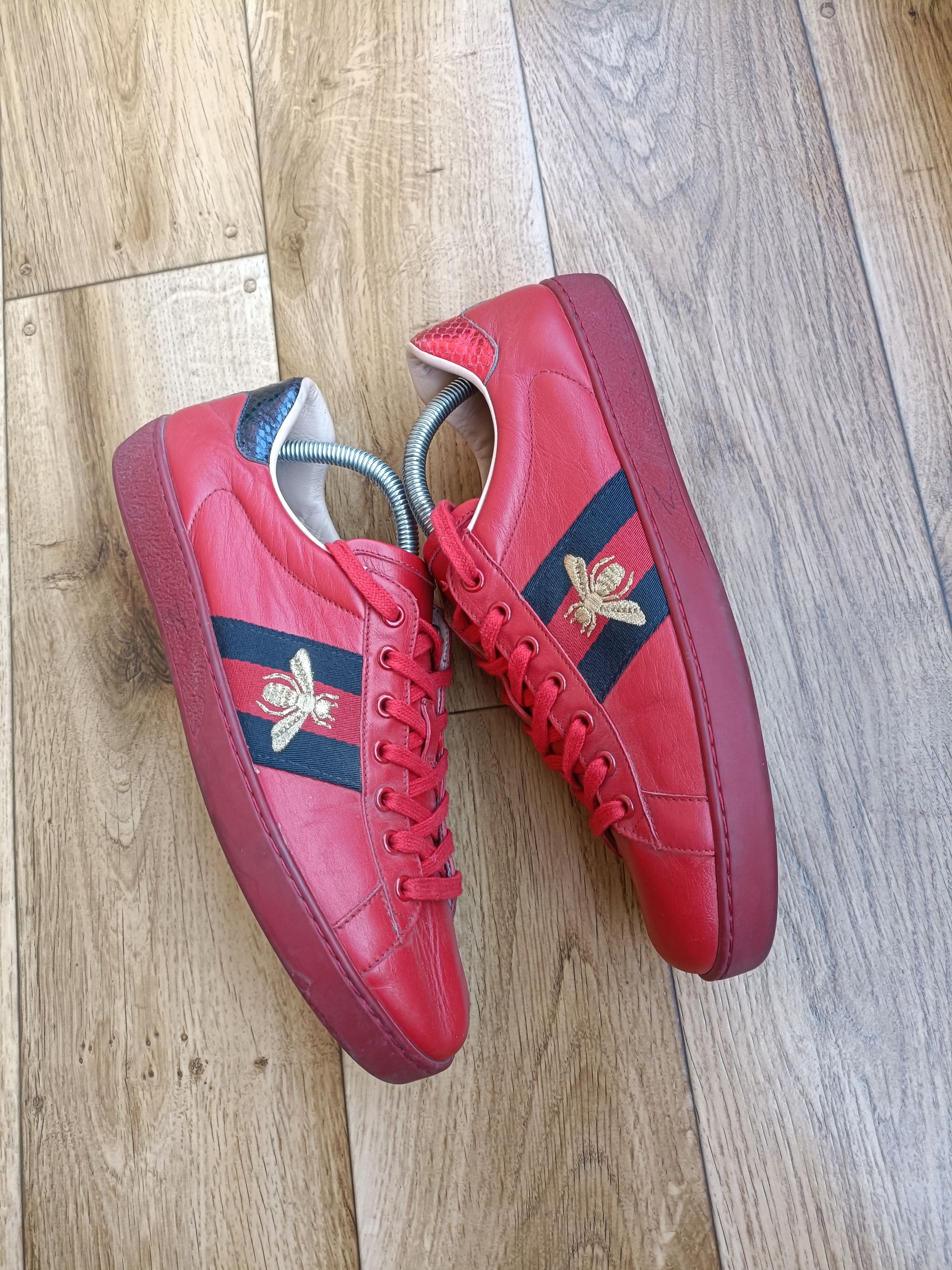Gucci Gucci Ace Bee Low Top Size US 9 / EU 42 - 13 Thumbnail