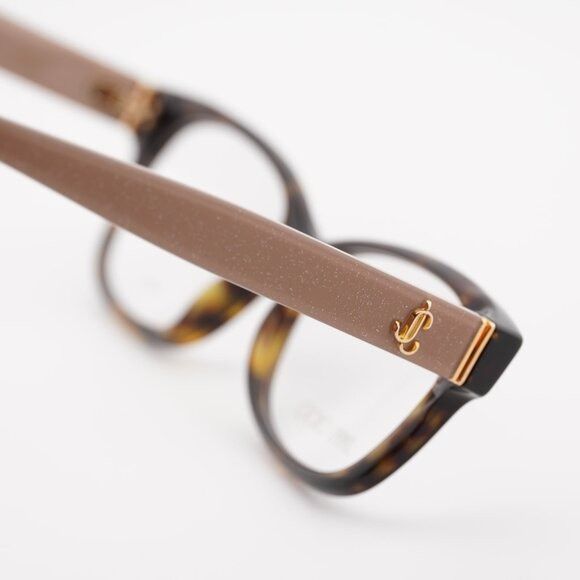 Jimmy Choo Jimmy Choo JC278 0ONS 00 Eyeglasses Havana 52mm Rectangle Size ONE SIZE - 6 Thumbnail