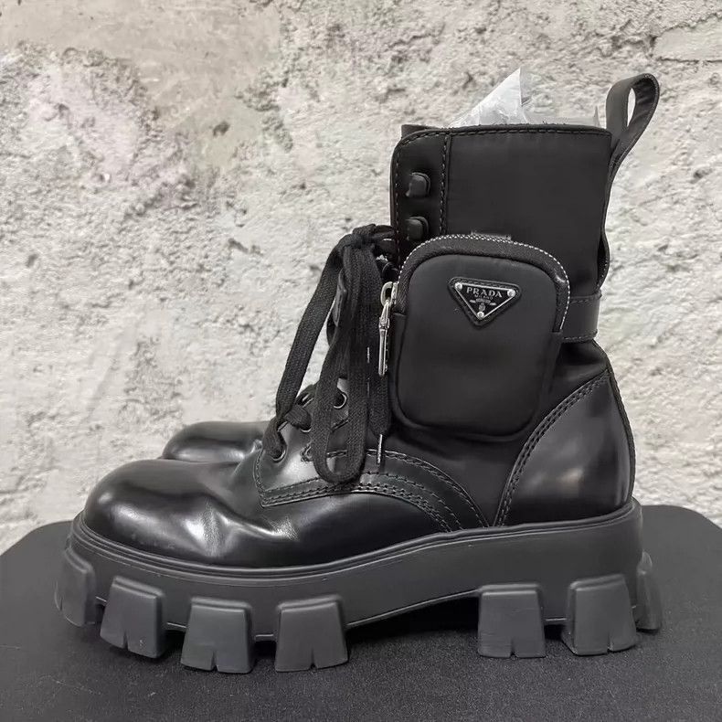 Prada Prada Thick Sole Boots Size 8 -2505 Size US 8 / EU 41 - 3 Thumbnail