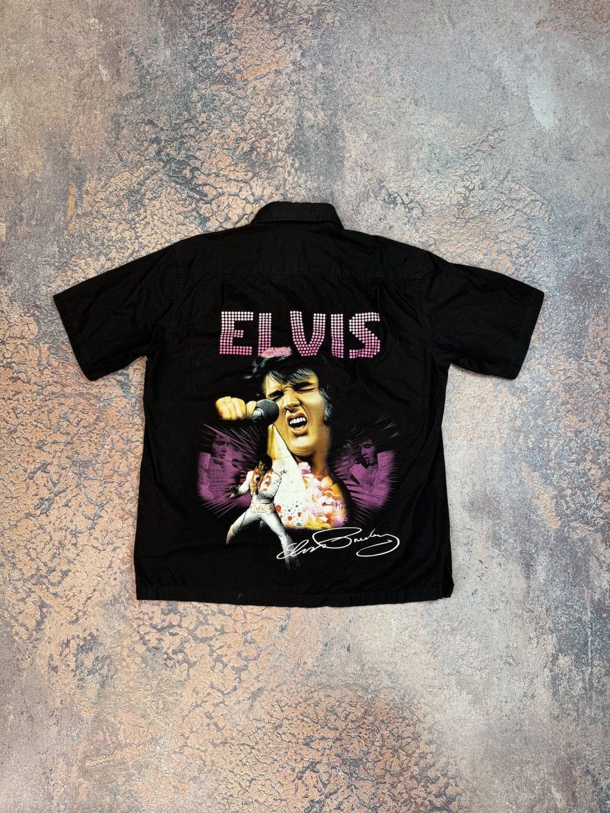 Band Tees Vintage Elvis Presley shirt big logo Big Hunk O'Love size M Size US M / EU 48-50 / 2 - 1 Thumbnail