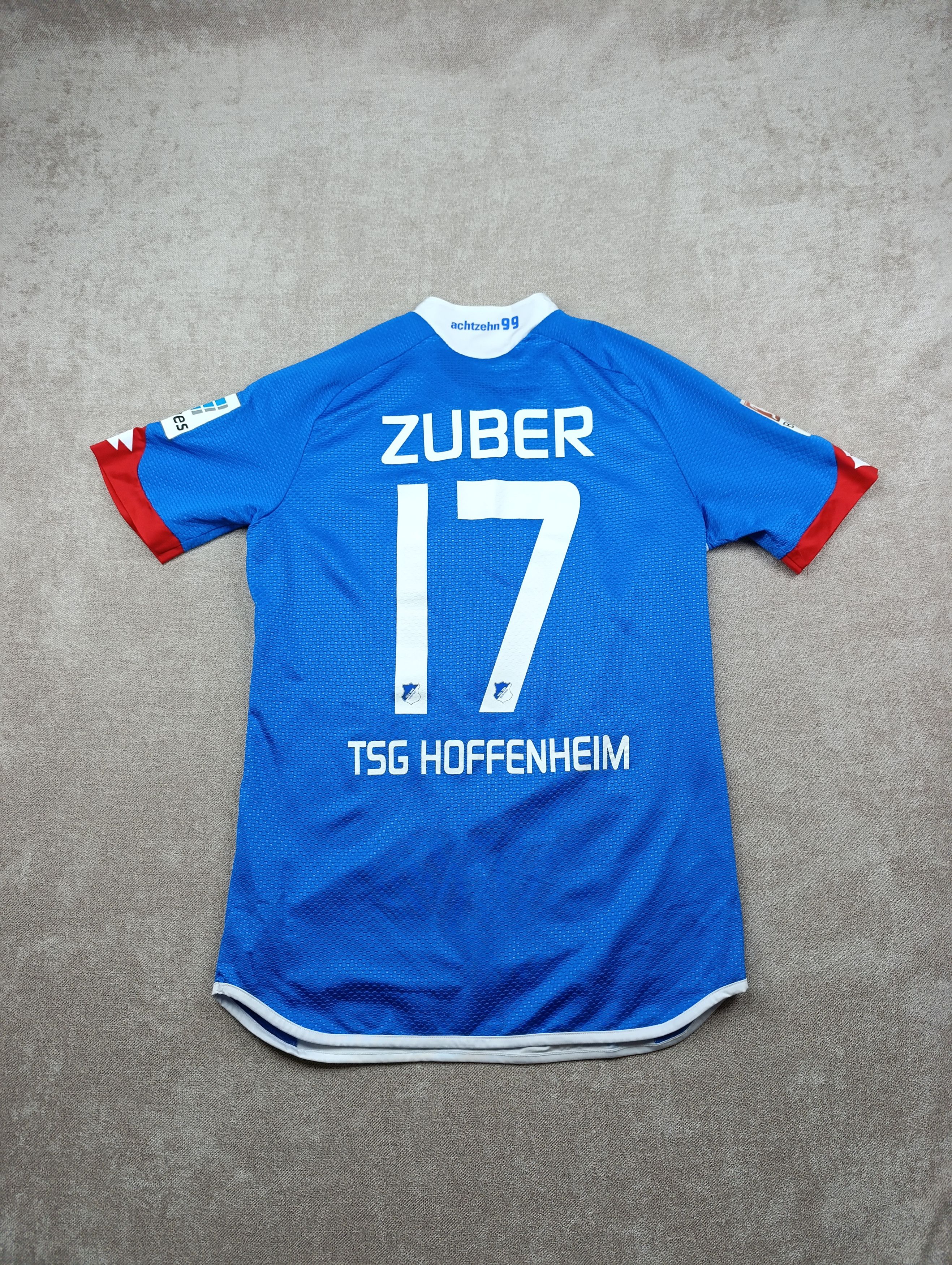 Lotto Sport Lotto #17 ZUBER Hoffenheim 2015-16 Football Shirt Jersey Size US XL / EU 56 / 4 - 2 Thumbnail
