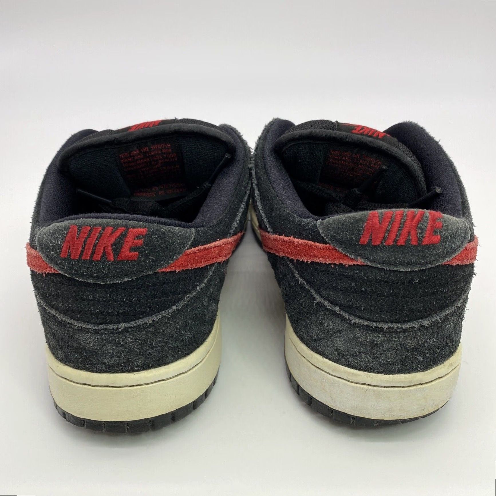 Nike NIKE SB DUNK LOW PREMIUM PAUL RODRIGUEZ SKATE SNEAKER BLACK GRAY RED MEN'S SIZE 11.5 Size US 12 / EU 45 - 5 Thumbnail