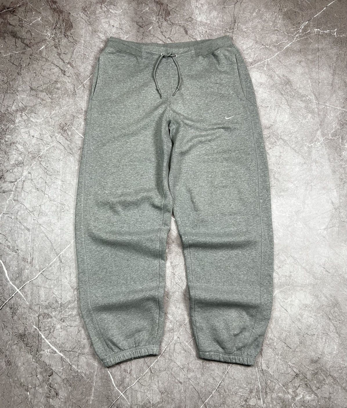 Nike × Vintage Vintage Y2K gray Nike baggy cotton sweatpants size XL Size US 34 / EU 50 - 2 Thumbnail