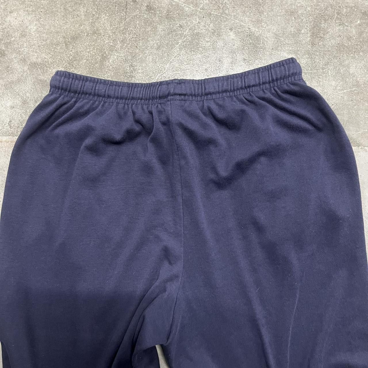 Japanese Brand × Vintage Vintage Y2K/2000s Baggy Navy Blue Sweatpants with pockets! Size US 36 / EU 52 - 6 Thumbnail