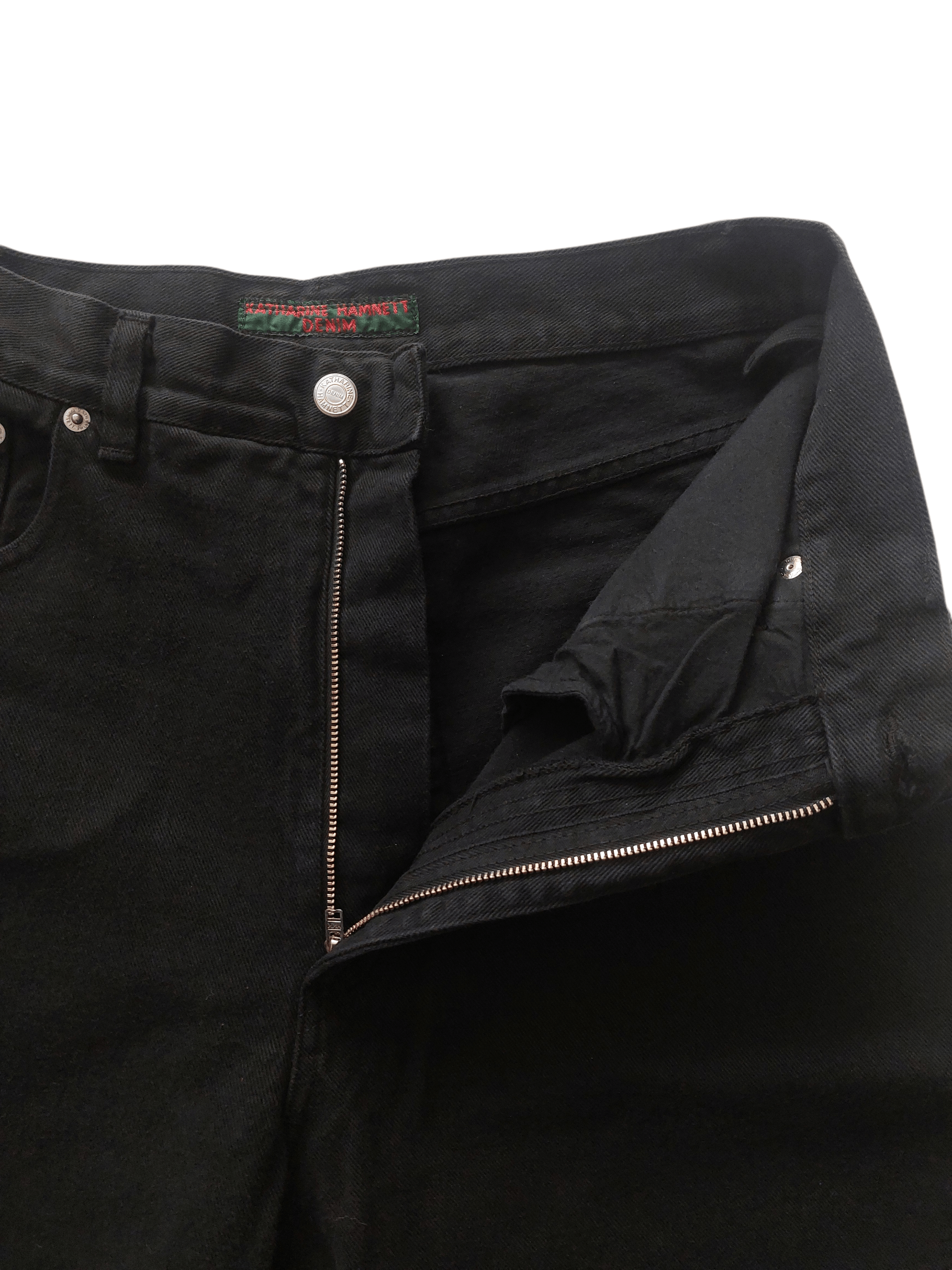 Katharine Hamnett London Katharine Hamnett Denim Vintage Black Jeans Size US 30 / EU 46 - 7 Thumbnail