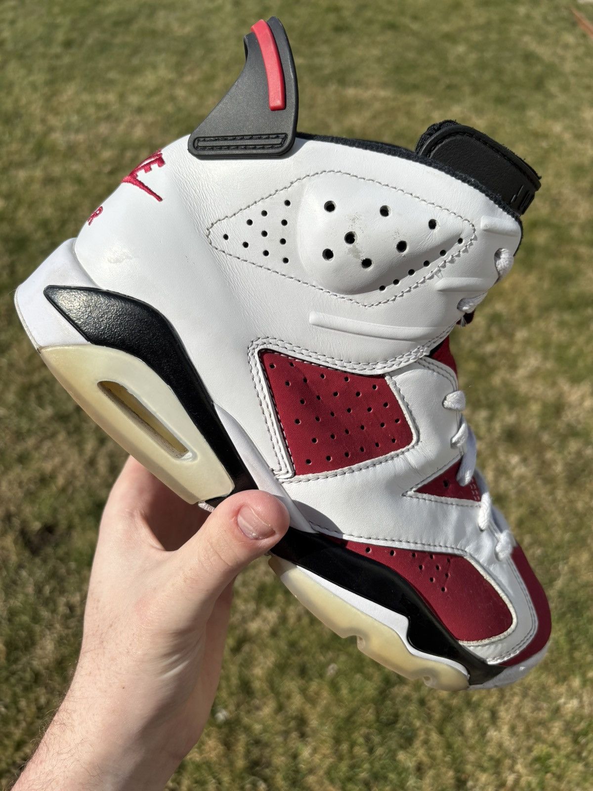 Jordan Brand Jordan 6 Retro OG Carmine 2021 Size 8.5 Size US 8.5 / EU 41-42 - 1 Thumbnail