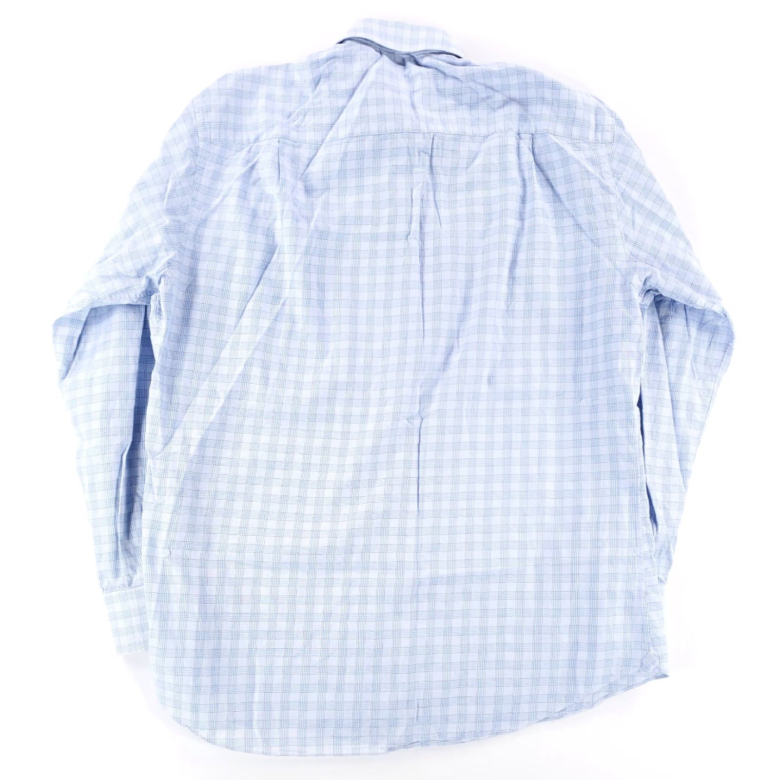 Ermenegildo Zegna VINTAGE Ermenegildo Zegna Blue Check Plaid Button-Up Shirt Long Sleeve Mens 41/16 Blue Plaid Button Up Mens 16 41 16 Size US L / EU 52-54 / 3 - 5 Thumbnail