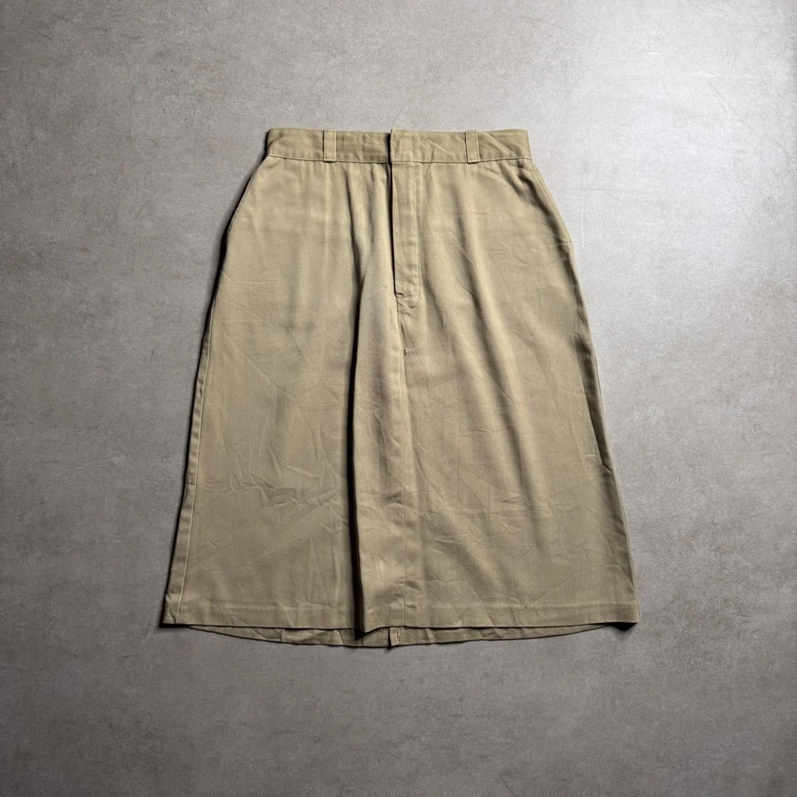 Dickies Vintage Dickies Beige Skirt - 26x27 Size 42" / US 20 - 1 Thumbnail