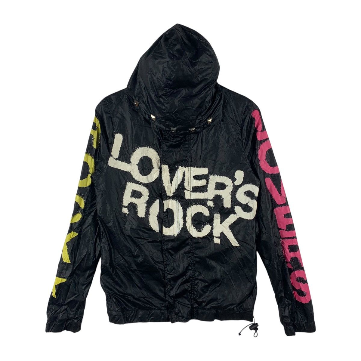 Japanese Brand × Vintage Vintage SUPER LOVERS lovers rock big spellout windbreaker Size US M / EU 48-50 / 2 - 1 Thumbnail