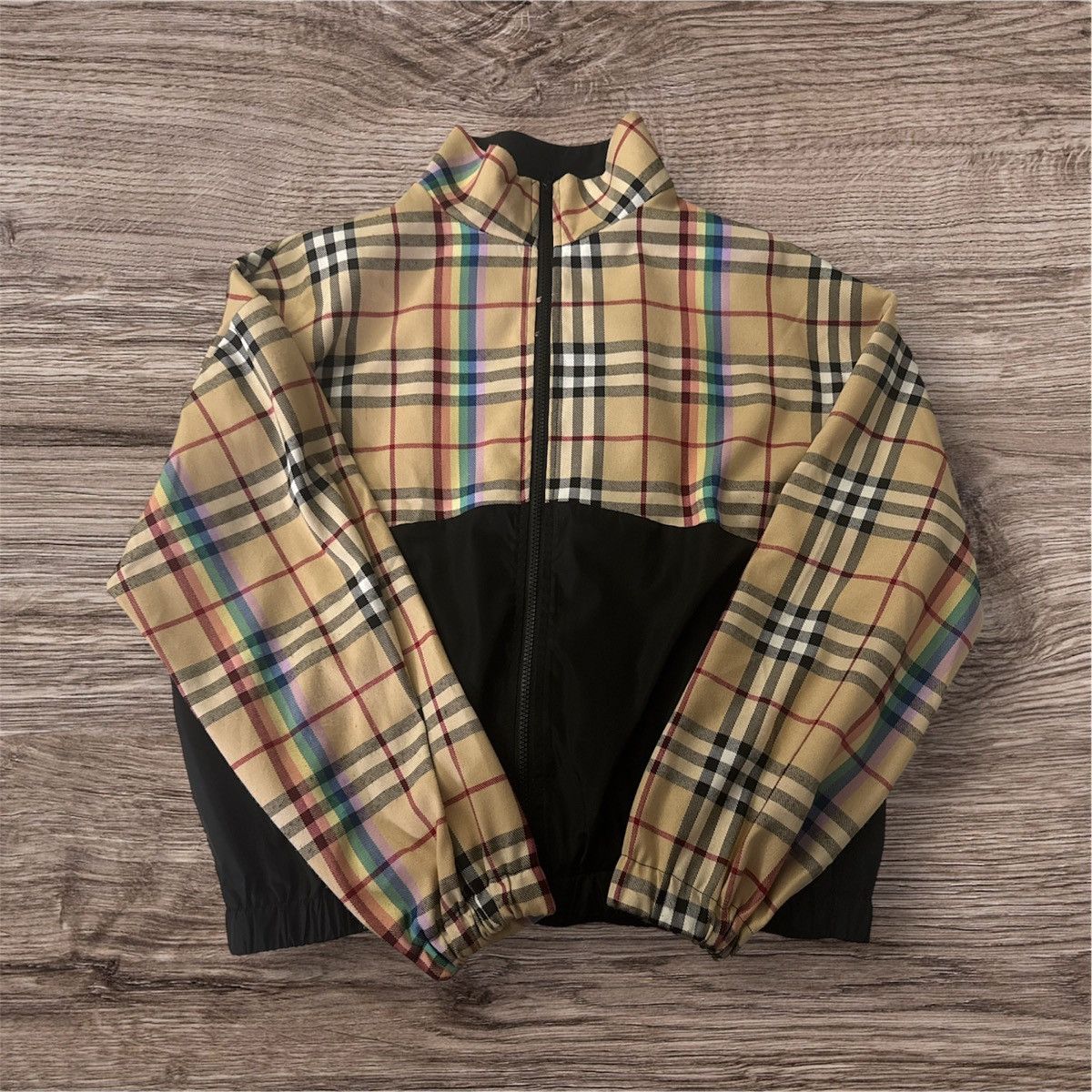 Other Multi Colored Plaid Bomber Jacker Size M / US 6-8 / IT 42-44 - 1 Thumbnail