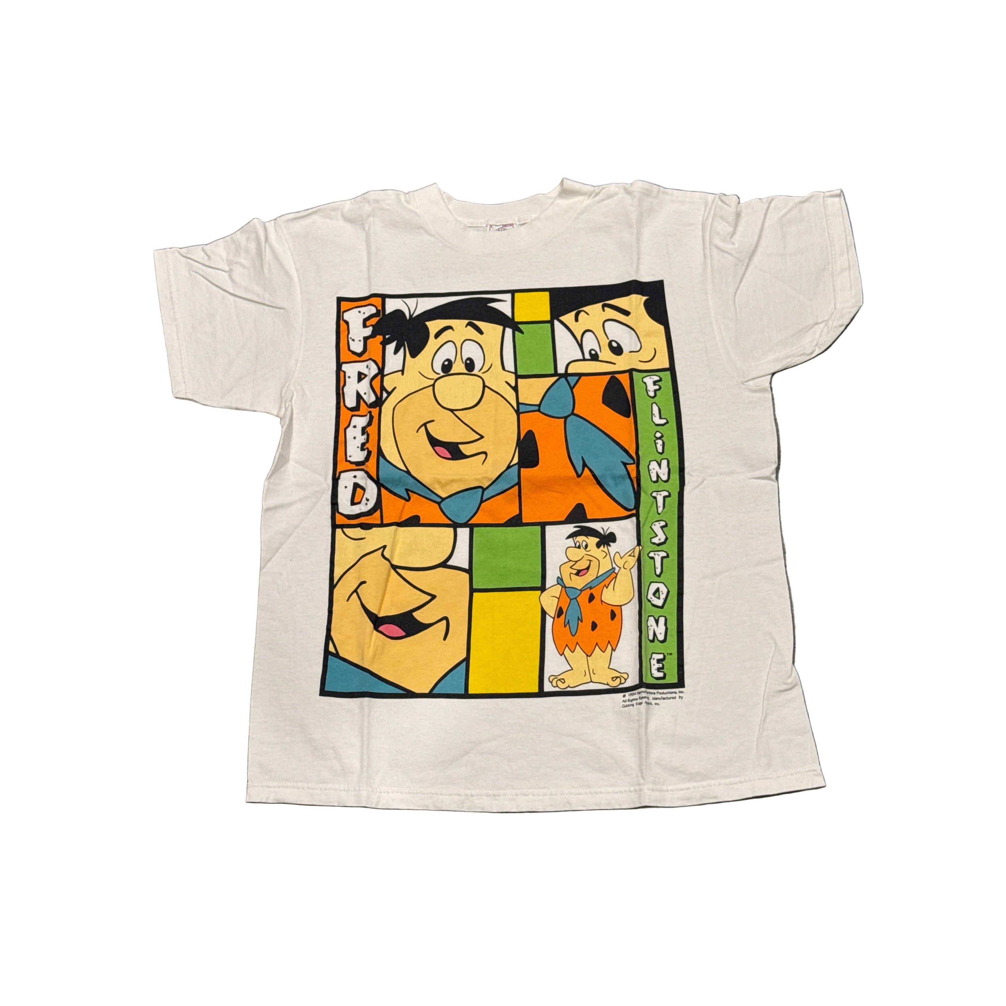 Other 1994 Fred Flinstone Squares White Single Stitched Delta T-Sh Size US L / EU 52-54 / 3 - 1 Thumbnail