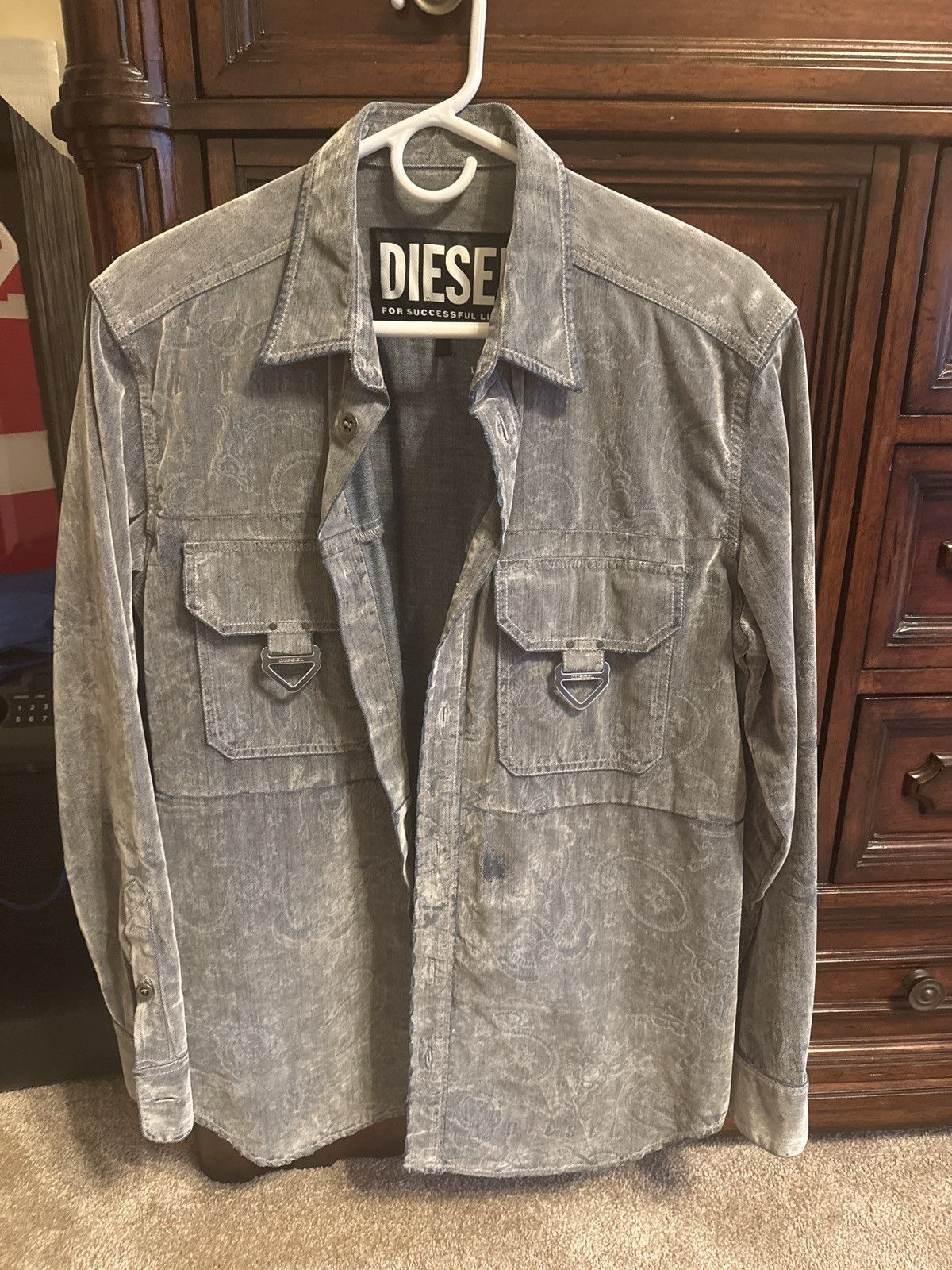 Diesel Diesel mens Denim jacket Size US M / EU 48-50 / 2 - 1 Thumbnail