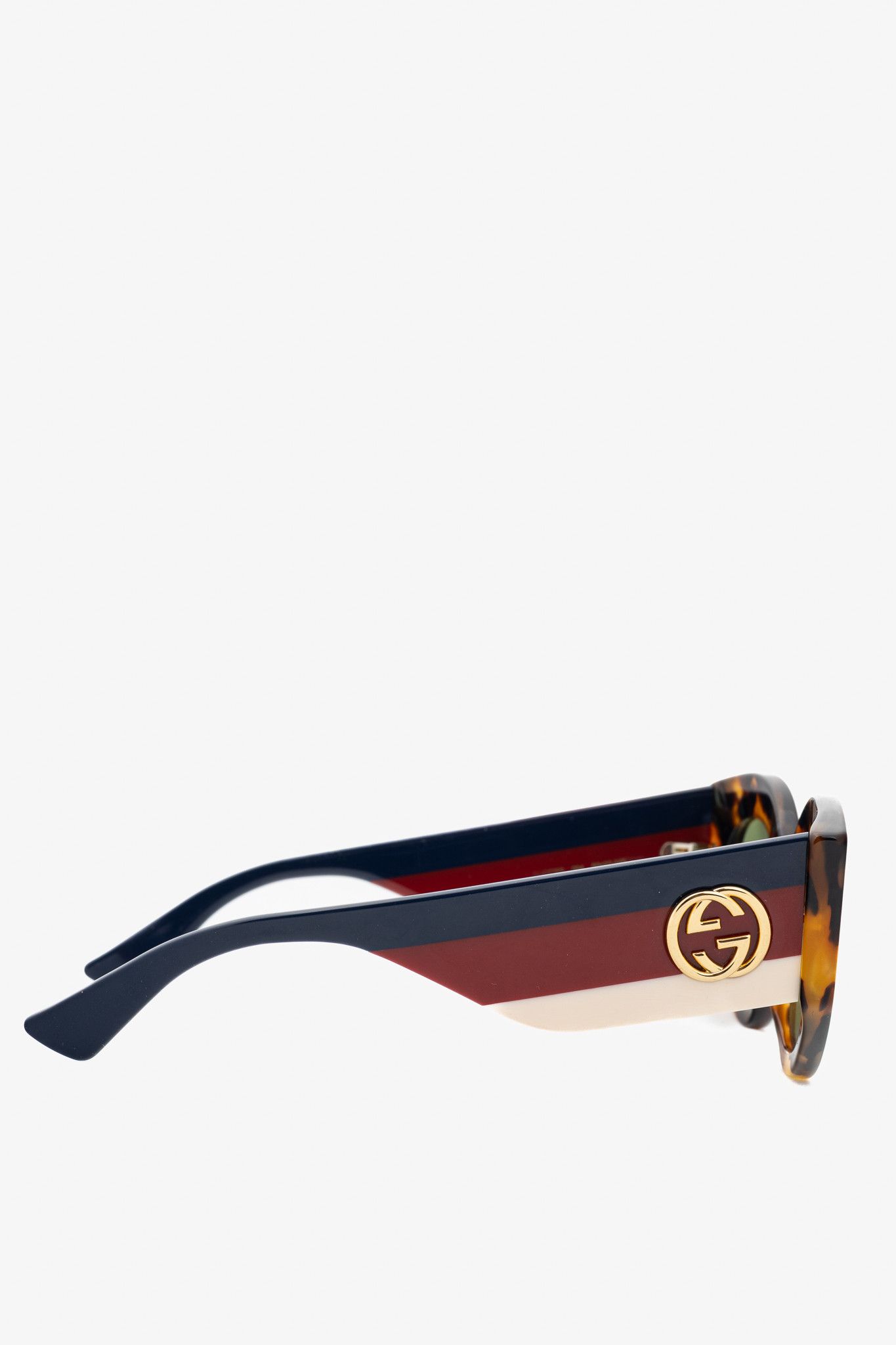 Gucci Gucci GG0275S Havana Tortoiseshell Web Cat-Eye Sunglasses Size ONE SIZE - 4 Thumbnail