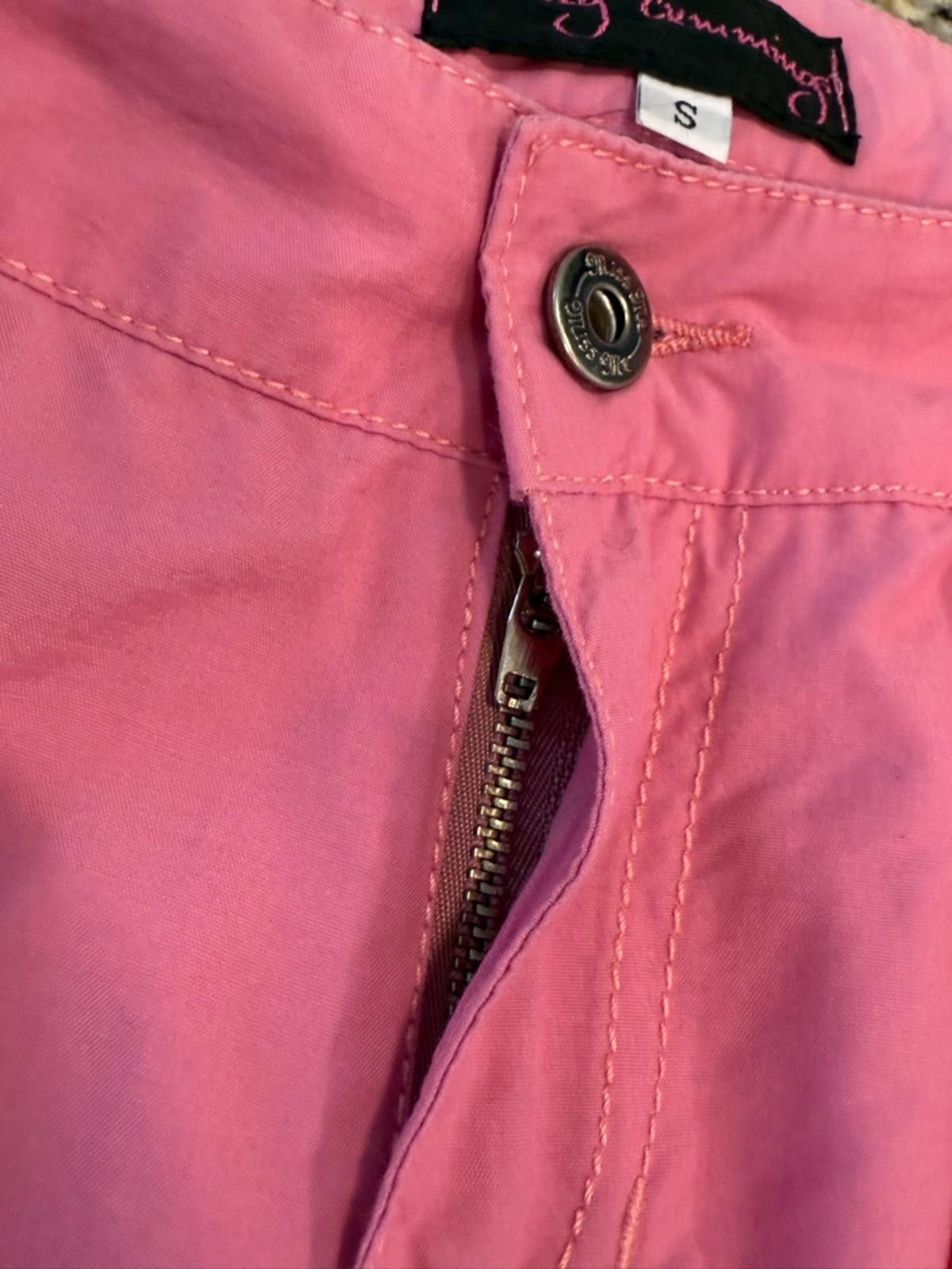 Other Maizy Cummings pants pink patchwork sequin belt SZ SM Size 28" / US 6 / IT 42 - 6 Thumbnail