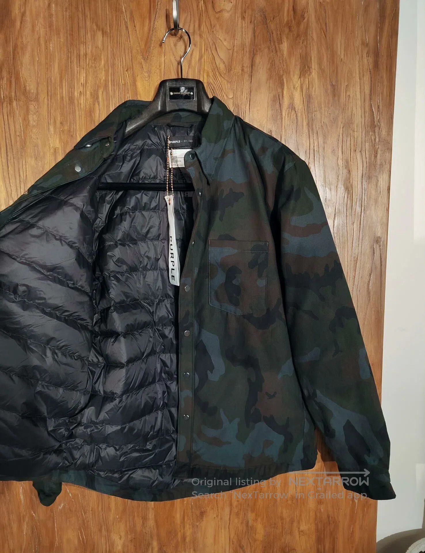 Purple Brand Purple Brand Camouflage Down Jacket. Size US M / EU 48-50 / 2 - 2 Thumbnail