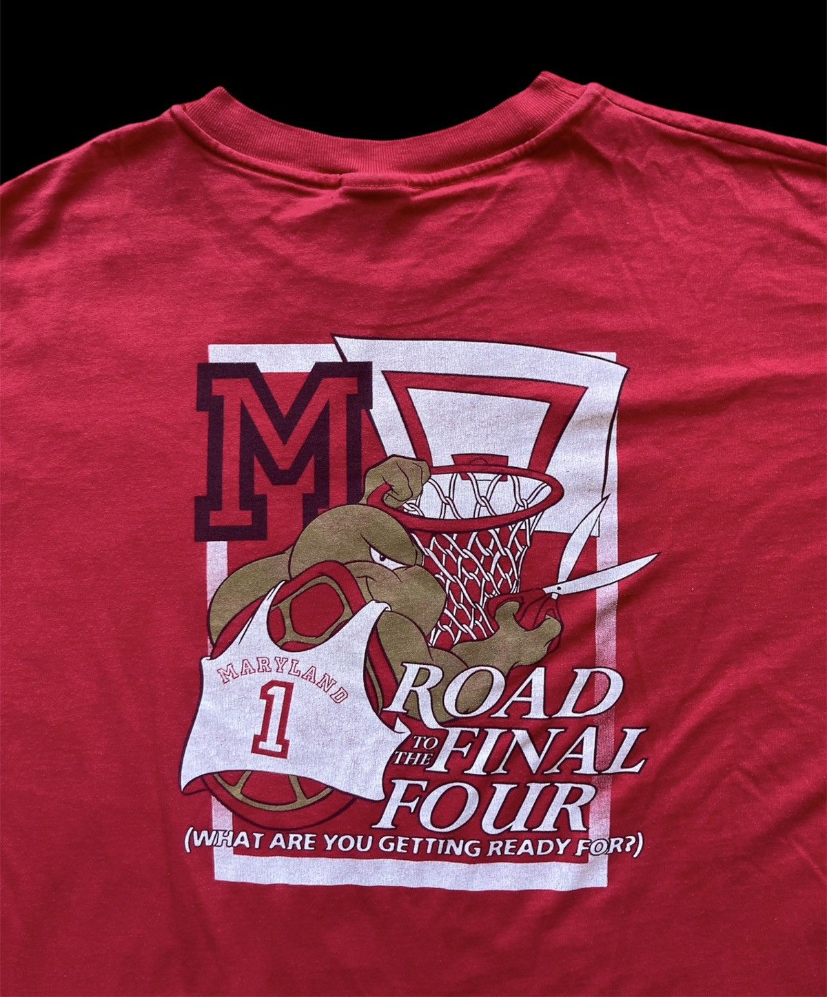 Hanes × NCAA × Vintage Vintage 90s University Of Maryland Terrapins NCAA Tee Size US XL / EU 56 / 4 - 1 Thumbnail