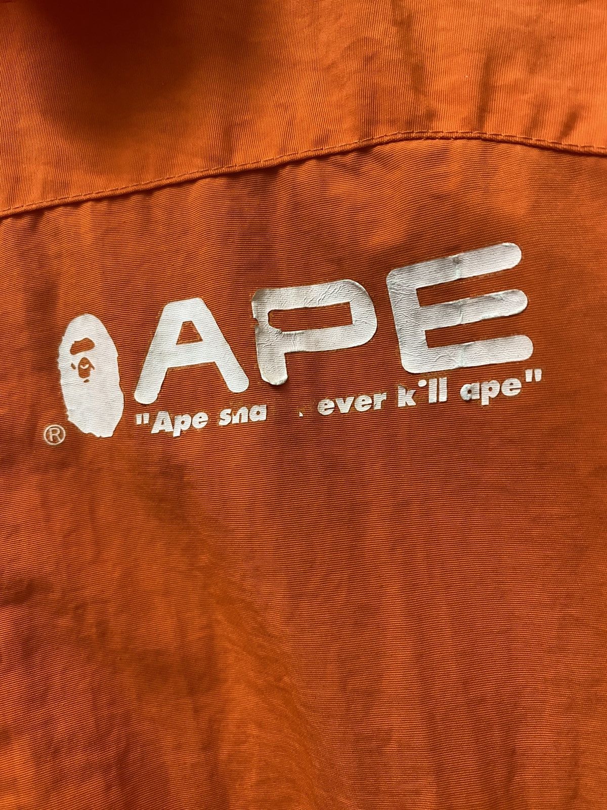 Bape Vintage a bathing ape Jaket Windbraker Zipper Size US S / EU 44-46 / 1 - 4 Thumbnail