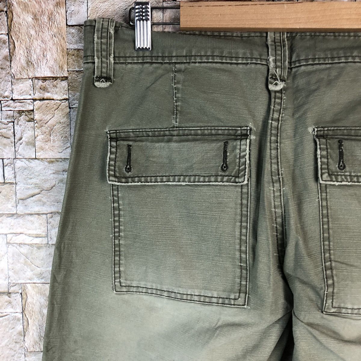 Faded Glory × Japanese Brand Twenty Works Green utility tactical Cargo Pants #A1143 Size US 31 - 18 Thumbnail
