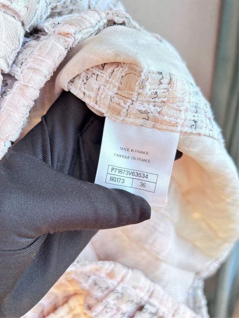 Chanel Chanel 22 Early Spring Light Pink Woven Vest Size XS / US 0-2 / IT 36-38 - 4 Thumbnail