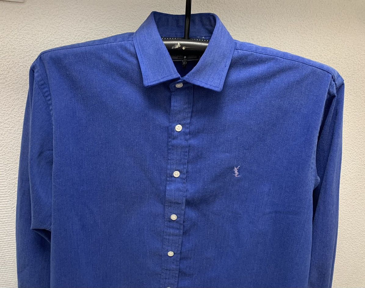 Yves Saint Laurent Yves Saint Laurent YSL Vintage overshirt shirt denim M-L sz Size US M / EU 48-50 / 2 - 3 Thumbnail