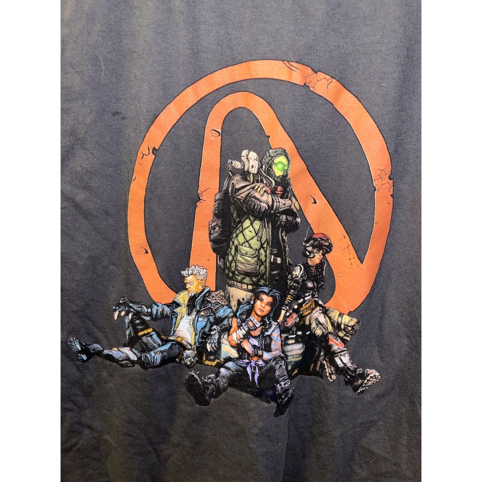 Vintage Borderlands 3 Mens Short Sleeve Graphic T-Shirt Jersey Cotton Gray Large Video Game Logo All Seasons Size US L / EU 52-54 / 3 - 2 Thumbnail