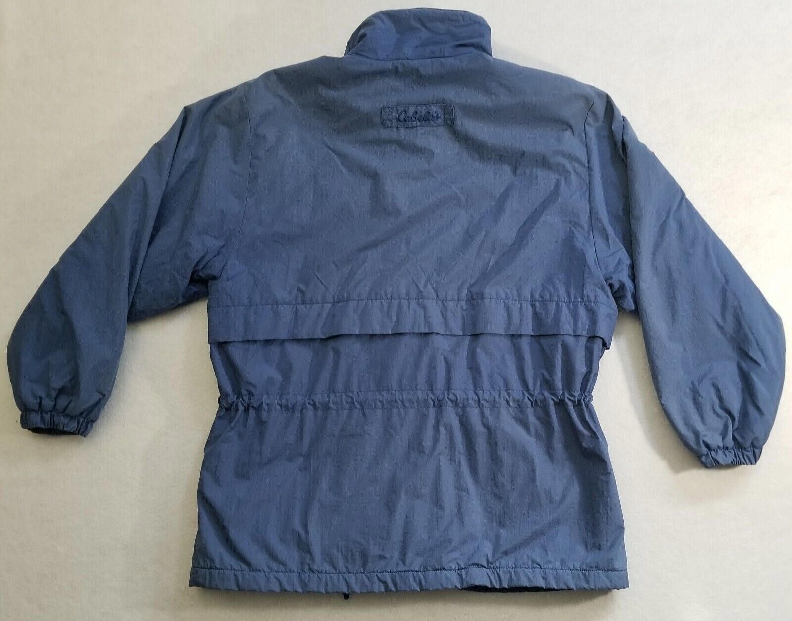 Cabelas Cabela's Women's Large Regular Blue Windbreaker Jacket Size L / US 10 / IT 46 - 7 Thumbnail