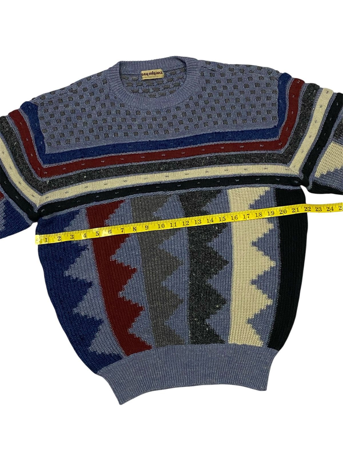 Issey Miyake Vintage 70s Issey Miyake Allstyle Knit Sweater Size US L / EU 52-54 / 3 - 14 Thumbnail