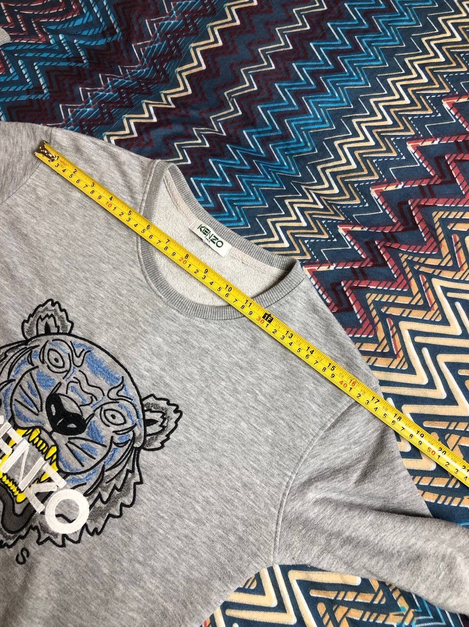 Kenzo Crazy Vintage Y2K Affliction Style Tribal Zip Up Hoodie Size US XS / EU 42 / 0 - 8 Thumbnail