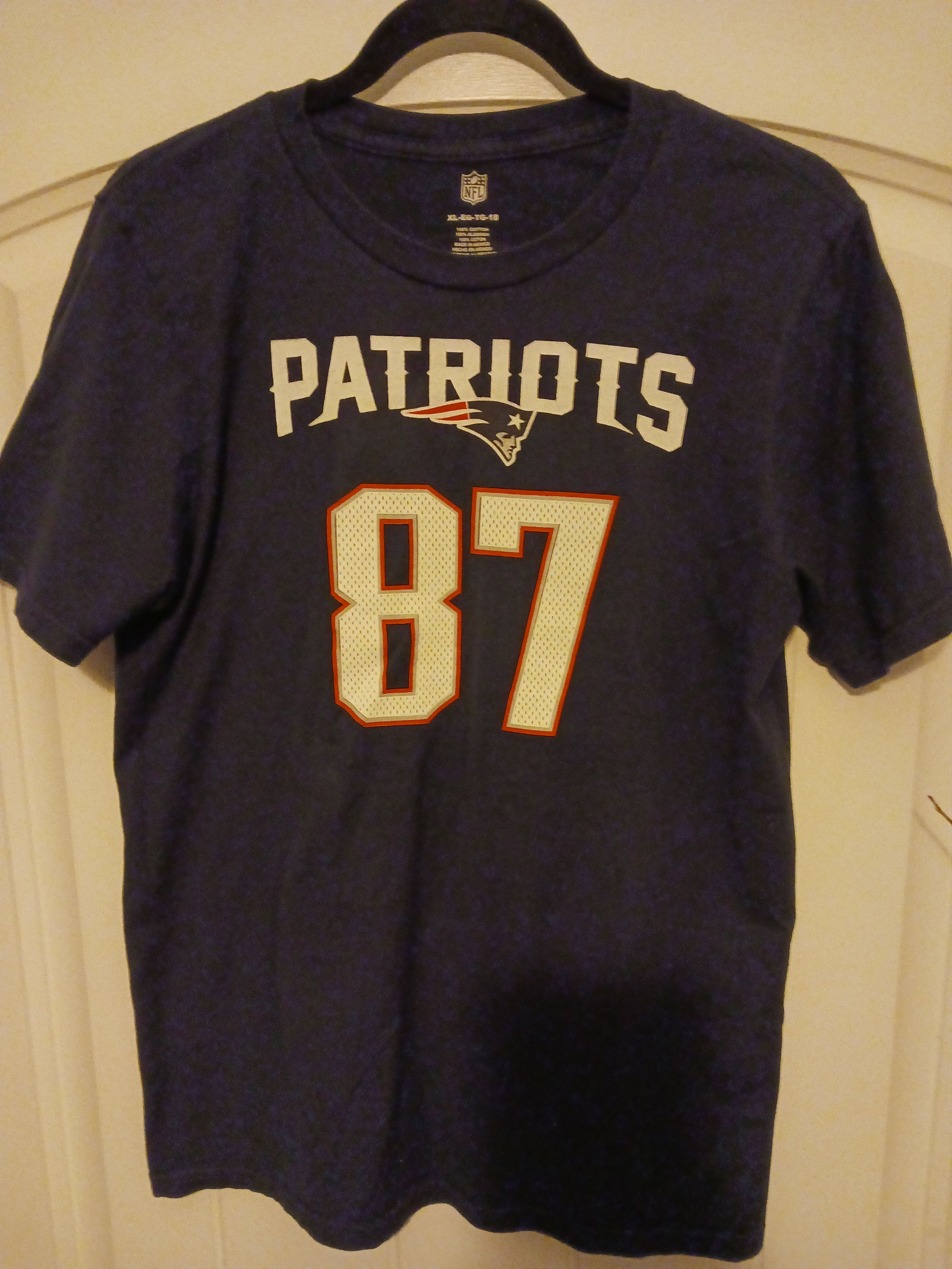 NFL NFL N.E. Patriots Rob Gronkowski #87 Youth T-Shirt Size US S / EU 44-46 / 1 - 1 Thumbnail