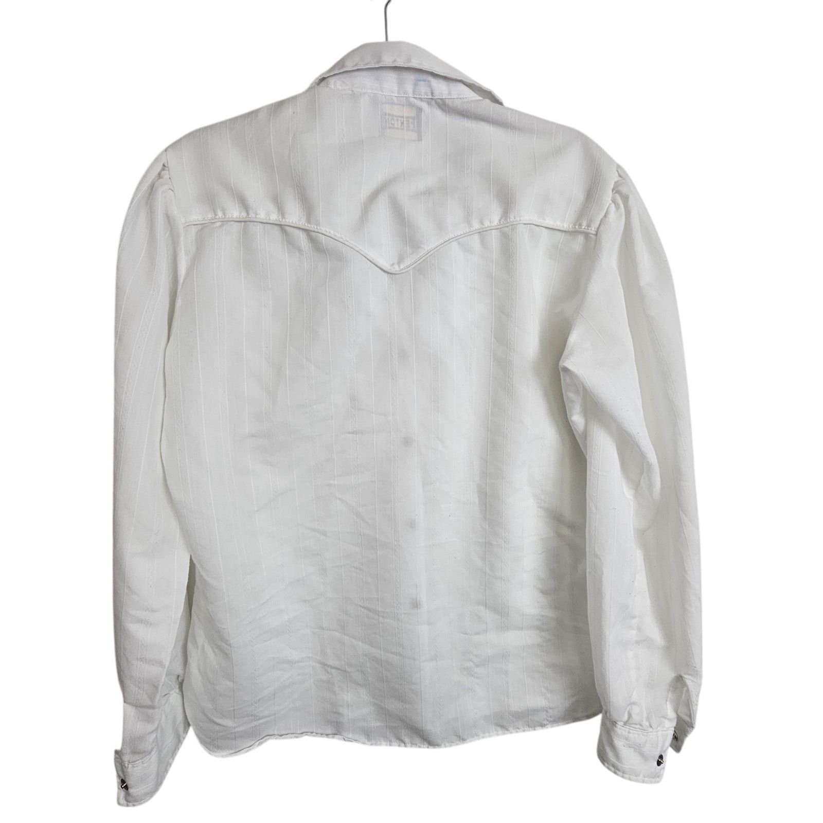 Fenton Vintage Fenton Womens Western Shirt Size 19/20 Snap Ruffle Size XL / US 12-14 / IT 48-50 - 9 Thumbnail