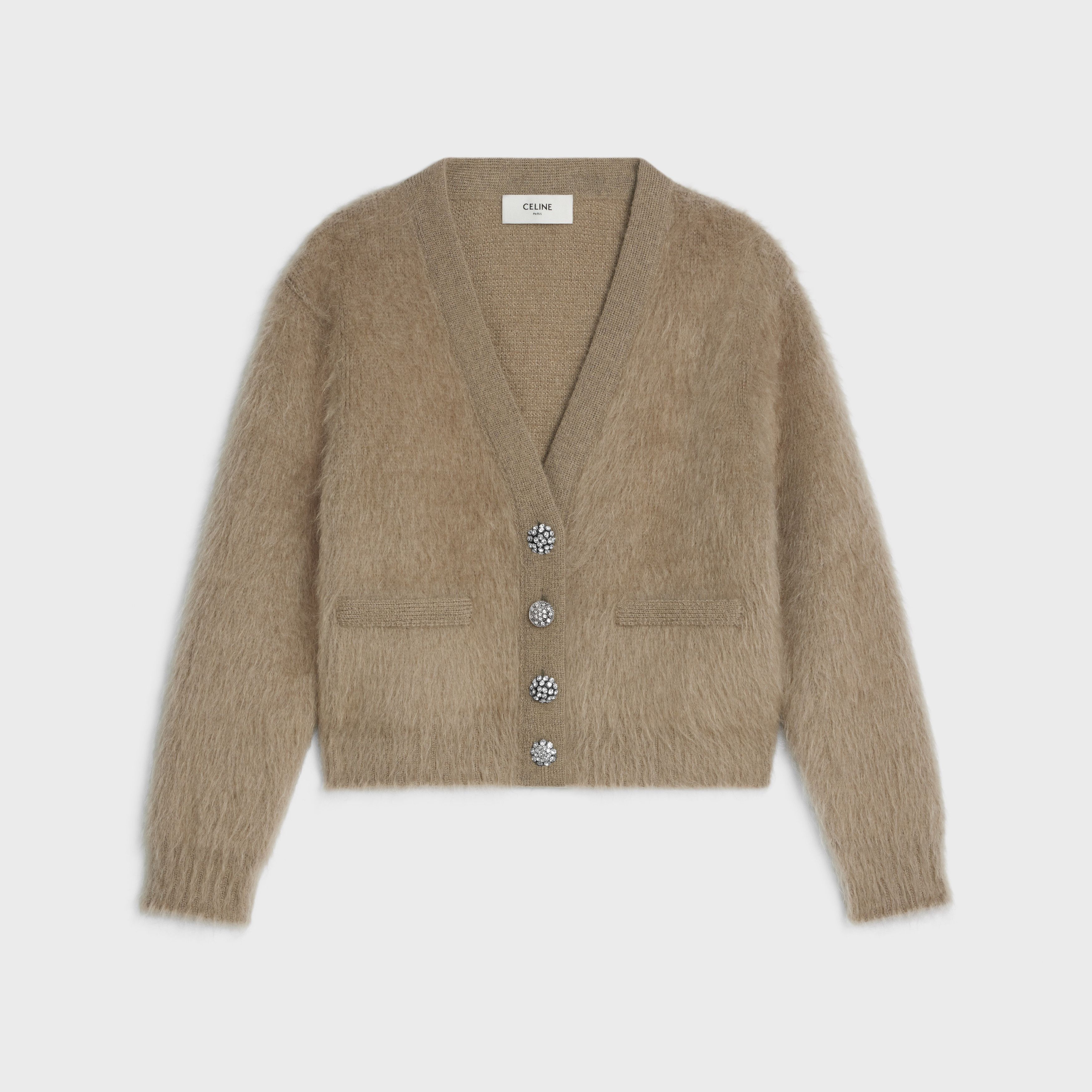 Celine cardigan jacket in brushed mohair Size XXL / US 16-18 / IT 52-54 - 1 Thumbnail